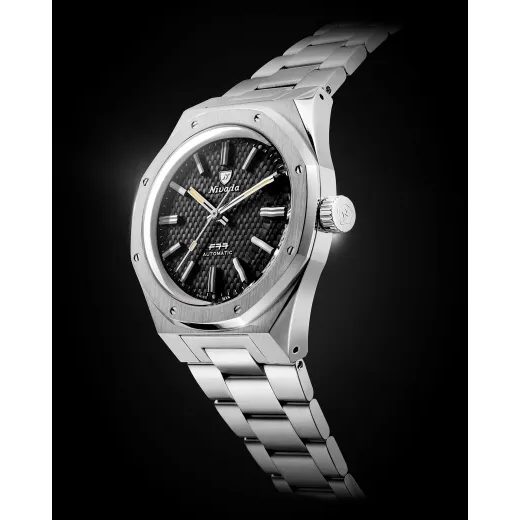 NIVADA GRENCHEN F77 BLACK 41MM - F77 - BRANDS
