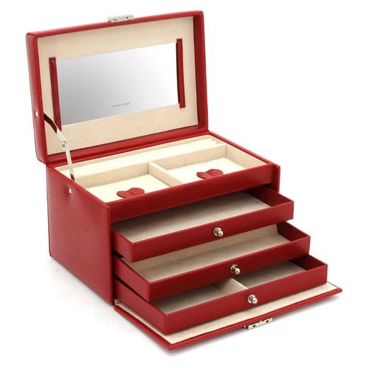 JEWELLERY BOX FRIEDRICH LEDERWAREN JOLIE 2.0 23255-40 - JEWELLERY BOXES - ACCESSORIES