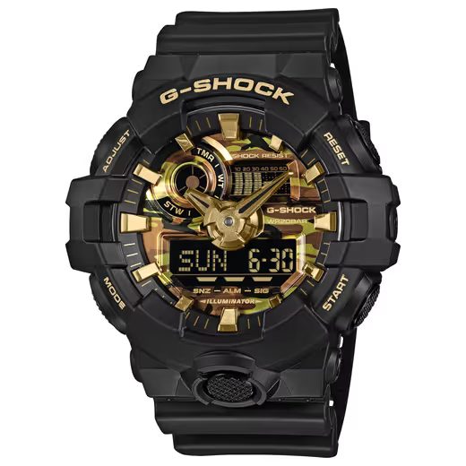 CASIO G-SHOCK GA-700CF-1AER CAMO AND GOLD - G-SHOCK - MĂRCI