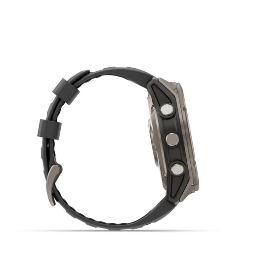 GARMIN FĒNIX® 8 PRO – 51 MM, AMOLED SAPPHIRE, TITANIUM WITH SILICONE STRAP GRAPHITE/BLACK 010-03199-11 - FENIX 8 PRO 51MM - BRANDS