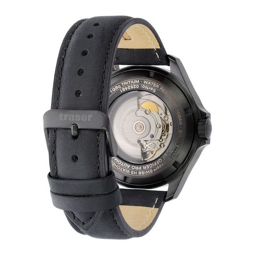 TRASER P67 OFFICER PRO AUTOMATIC BLACK LEATHER - HERITAGE - BRANDS