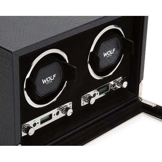 WATCH WINDER WOLF EXOTIC DOUBLE 461820 - WINDERS & BOXES - ACCESSORIES