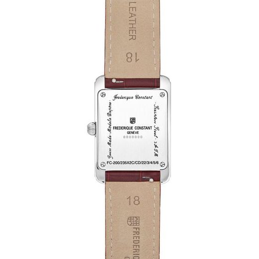 FREDERIQUE CONSTANT CLASSICS CARRÉE SMALL SECONDS QUARTZ FC-235BRG2C6 - CLASSICS LADIES - MĂRCI
