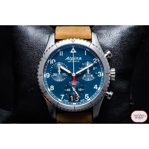 ALPINA STARTIMER PILOT QUARTZ CHRONOGRAPH BIG DATE AL-372NW4S26 - STARTIMER PILOT CHRONOGRAPH - BRANDS