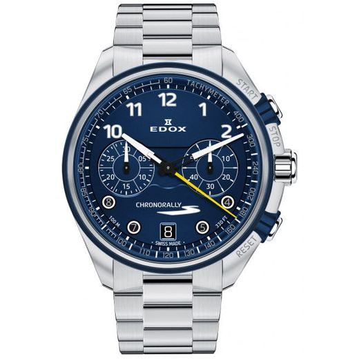 EDOX CHRONORALLY-S QUARTZ CHRONOGRAPH 09503-3BUM-BUBG - EDOX - BRANDS