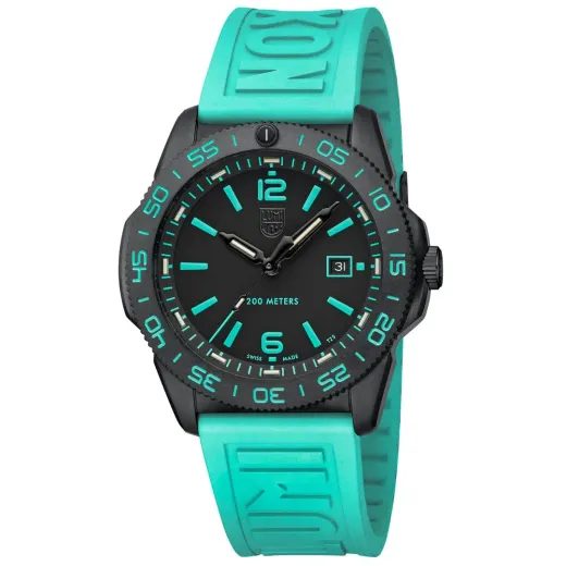 LUMINOX PACIFIC DIVER 3120 TRANSFORMATIVE TEAL EDIȚIE LIMITATĂ XS.3124.N.SET - SEA - MĂRCI