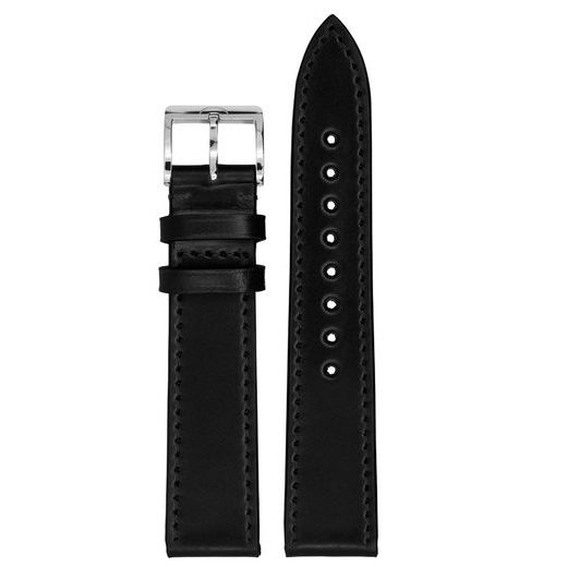 LEATHER STRAP MEISTERSINGER SCF01 BLACK - STRAPS - ACCESSORIES