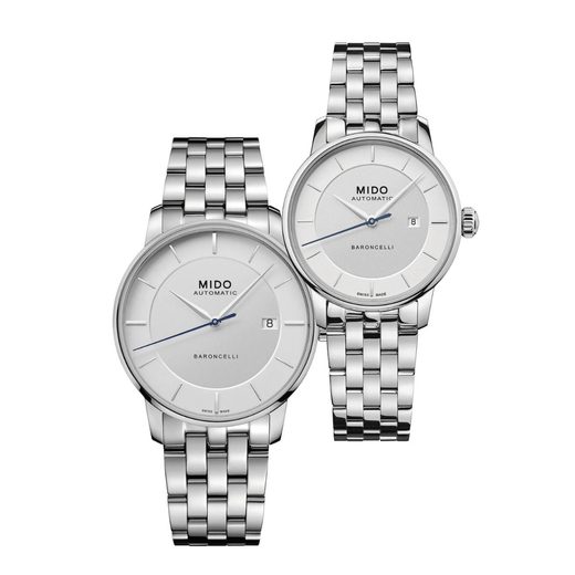 SET MIDO BARONCELLI SIGNATURE M037.407.11.031.00 A M037.207.11.031.00 - WATCHES FOR COUPLES - WATCHES