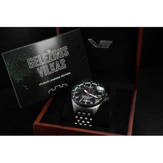 VOSTOK EUROPE GELEŽINIS VILKAS IRON WOLF LIMITOVANÁ EDICE NH72-326D777 - LIMITOVANÉ EDICE - ZNAČKY