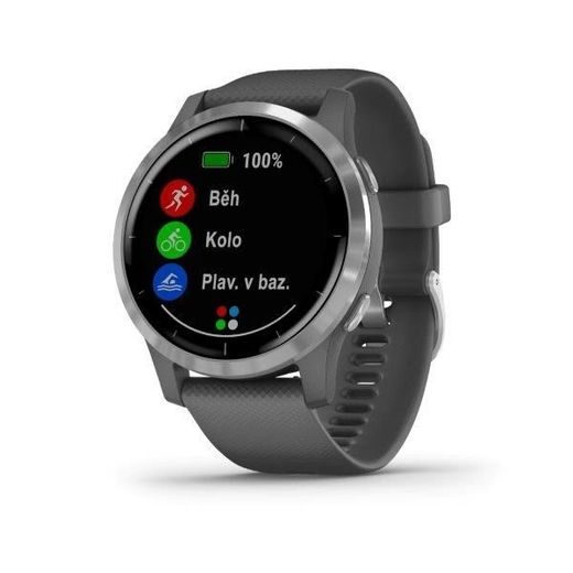 GARMIN VÍVOACTIVE4 SILVER/GRAY BAND 010-02174-03 - GARMIN - BRANDS