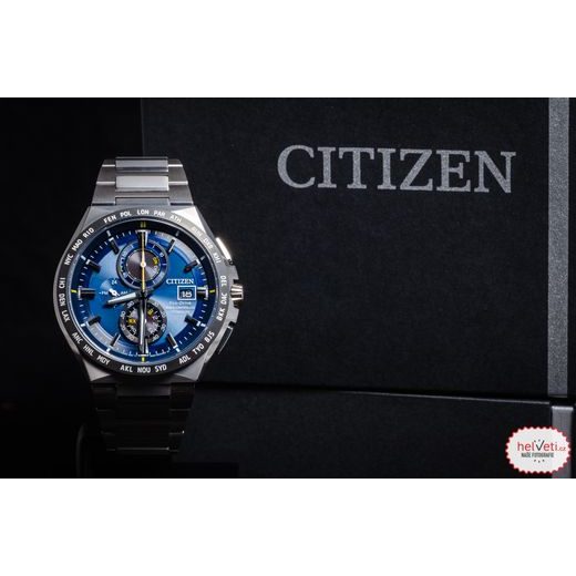 CITIZEN WORLDTIME RADIO CONTROLLED SUPER TITANIUM AT8234-85L - SUPER TITANIUM - BRANDS