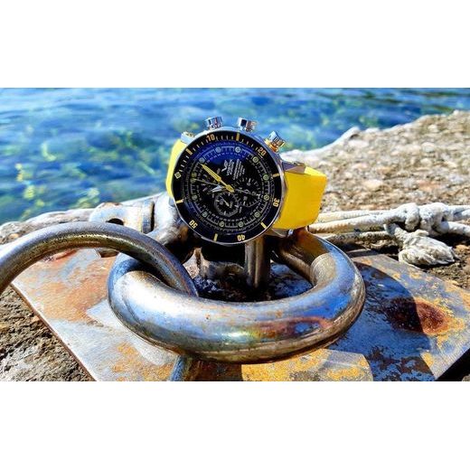 VOSTOK EUROPE LUNOCHOD-2 MULTIFUNCIONAL LINE YM86-620A505 – CUREA DIN CAUCIUC GALBENĂ - LUNOCHOD-2 - MĂRCI