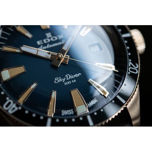 EDOX SKYDIVER DATE AUTOMATIC 80126-BRN-BUIDR LIMITED EDITION - SKYDIVER - BRANDS