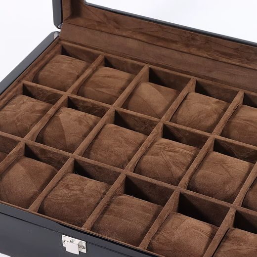 DŘEVĚNÝ BOX NA HODINKY HELVETI (PRO 18 HODINEK) - BOXY NA HODINKY - OSTATNÍ