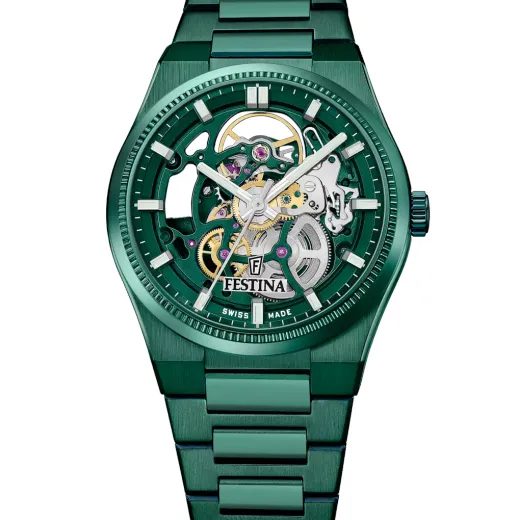 FESTINA SWISS MADE AUTOMATIC RIVÉ SQ 20072/1 - SWISS MADE - BRANDS