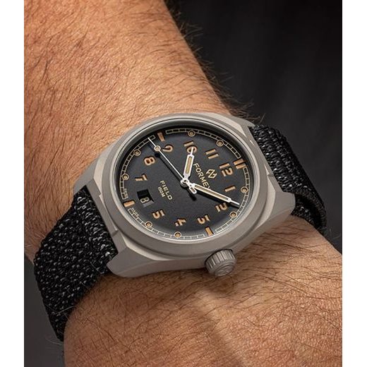 FORMEX FIELD AUTOMATIC CHARCOAL LEONE BOLGHERI LEATHER STRAP 0660.1.6523.723 - FIELD AUTOMATIC - ZNAČKY