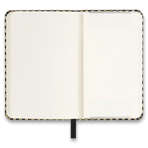 DIÁŘ MOLESKINE UNI HOLIDAY SHINE GOLD - PEVNÉ DESKY - XS, ČISTÝ 1331/1711100 - DIÁŘE A ZÁPISNÍKY - OSTATNÍ