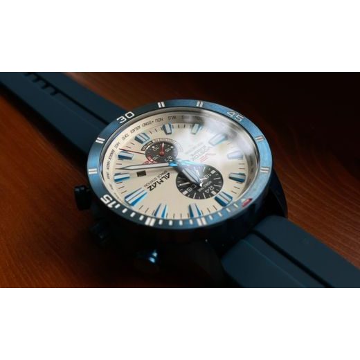 VOSTOK EUROPE ALMAZ MULTIFUNCTIONAL LINE YM8J-320D657S - ALMAZ SPACE STATION - BRANDS