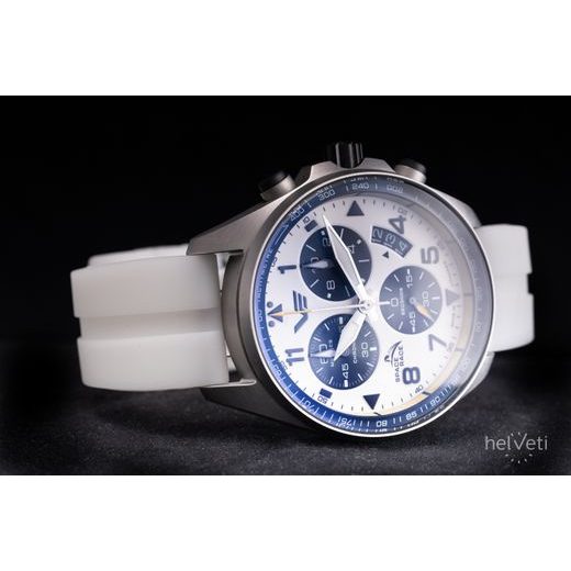 VOSTOK EUROPE SPACE RACE CHRONO LINE 6S30-325A743 - WHITE RUBBER STRAP (LUMINOUS) - SPACE RACE - BRANDS