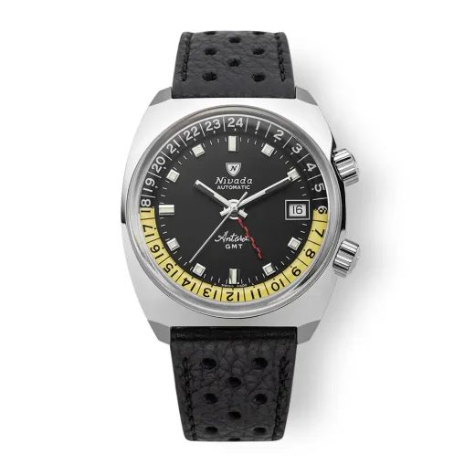 NIVADA GRENCHEN ANTARCTIC GMT - BLACK - ANTARCTIC - BRANDS