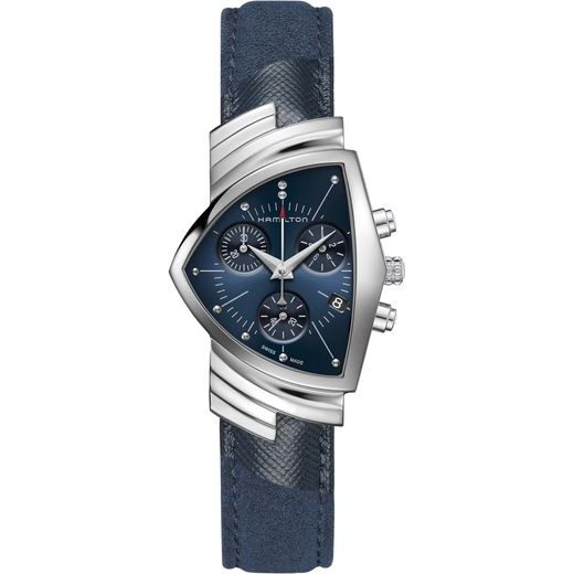 HAMILTON VENTURA BLUE CHRONO QUARTZ H24432941 - VENTURA - ZNAČKY