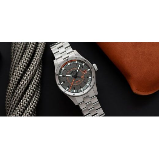 FORTIS FLIEGER F-43 TRIPLE-GMT TITANIUM ORANGE COSC F4260002 - FLIEGER - BRANDS