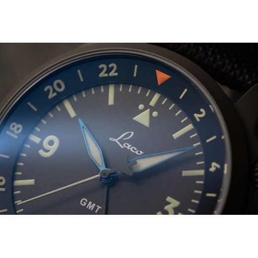 LACO FLIEGER FRANKFURT 40 GMT SCHWARZ - PILOT SPECIAL MODELS - ZNAČKY