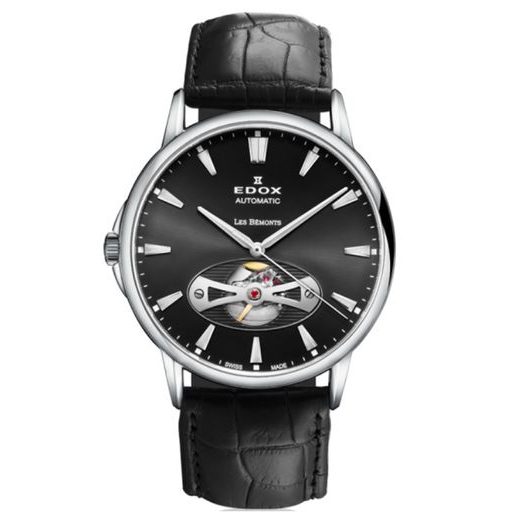 EDOX LES BÉMONTS AUTOMATIC OPEN HEART 85021-3-NIN - LES BÉMONTS - ZNAČKY