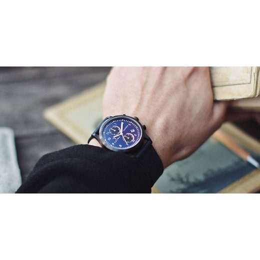 TRIWA DUSK LANSEN CHRONO NAVY CANVAS CLASSIC TW-LCST107-CL063112 - ARCHÍV