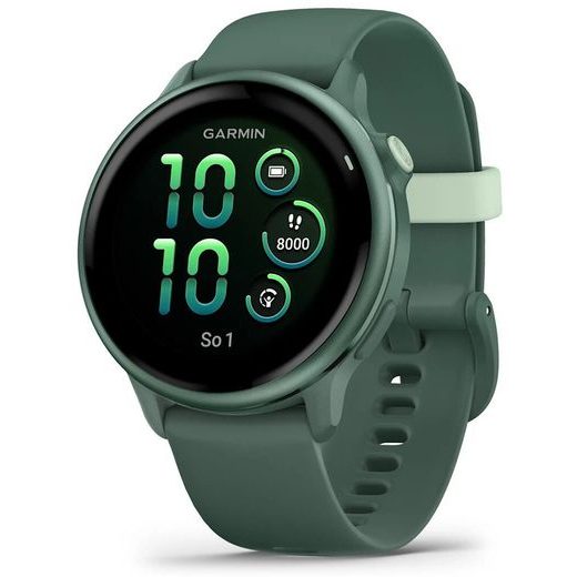 GARMIN VÍVOACTIVE® 6 METALLIC JASPER GREEN / ŘEMÍNEK JASPER GREEN 010-02985-02 - VIVOACTIVE 6 - BRANDS