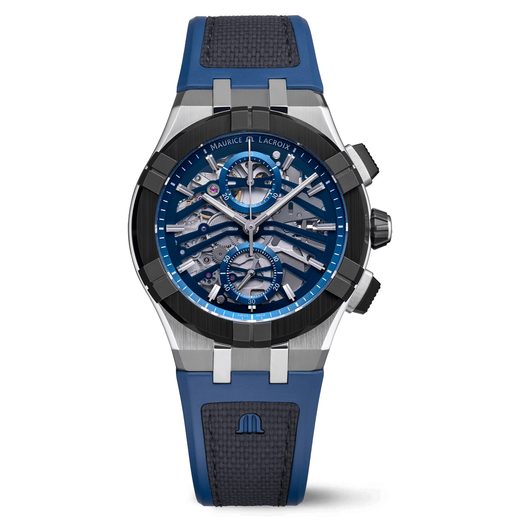 MAURICE LACROIX AIKONIC CHRONOGRAPH SKELETON AC8018-SSL20-030-4 - AIKONIC - BRANDS