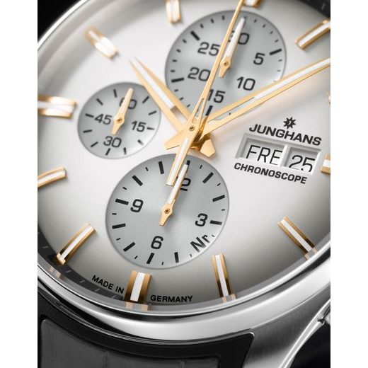 JUNGHANS MEISTER S CHRONOSCOPE PLATIN EDITION 160 27/9102.01 - JUNGHANS - ZNAČKY