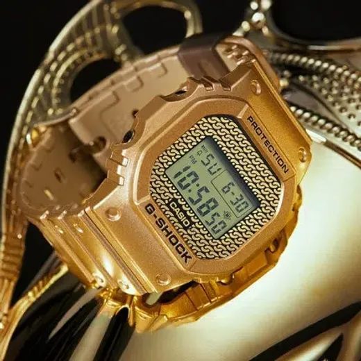 CASIO G-SHOCK DWE-5600HG-1ER GOLD CHAIN - G-SHOCK - BRANDS