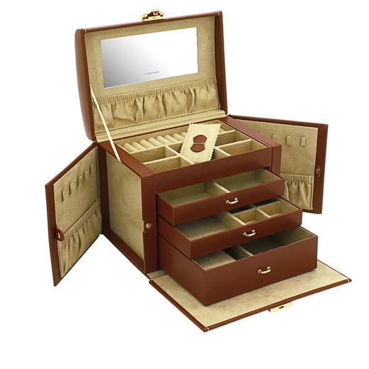 JEWELLERY BOX FRIEDRICH LEDERWAREN CORDOBA 26391-3 - JEWELLERY BOXES - ACCESSORIES