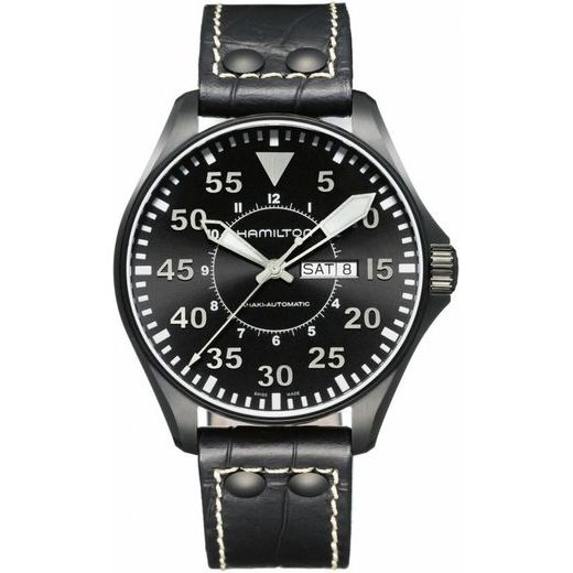 HAMILTON KHAKI AVIATION PILOT DAY DATE AUTO H64785835 - KHAKI AVIATION - BRANDS