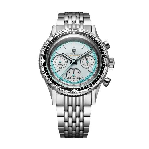 NIVADA GRENCHEN CHRONOKING RACING GREY - INTER. BEZEL - CHRONOMASTER - BRANDS