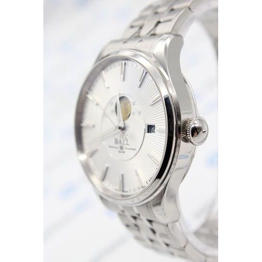 BALL TRAINMASTER MOON PHASE NM3082D-SJ-SL - TRAINMASTER - ZNAČKY