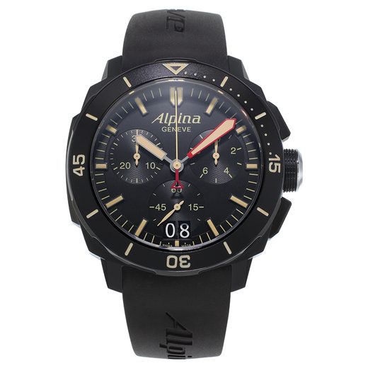 ALPINA SEASTRONG DIVER 300 BIG DATE CHRONOGRAPH AL-372LBBG4FBV6 - ALPINA - ZNAČKY