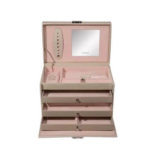 FRIEDRICH LEDERWAREN CLASSICO ROSÉ JEWELLERY CASE 23238-93 - JEWELLERY BOXES - ACCESSORIES