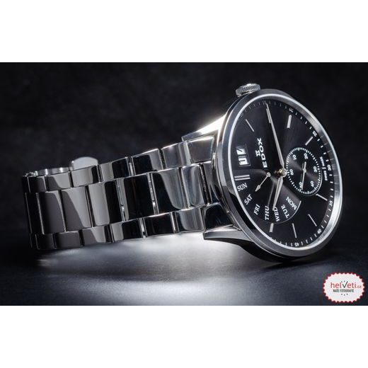 EDOX LES VAUBERTS DAY RETROGRADE 34500-3M-NIN - LES VAUBERTS - ZNAČKY