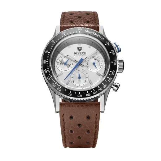NIVADA GRENCHEN CHRONOKING MECAQUARTZ RACING GREY - INTER. BEZEL - CHRONOMASTER - ZNAČKY