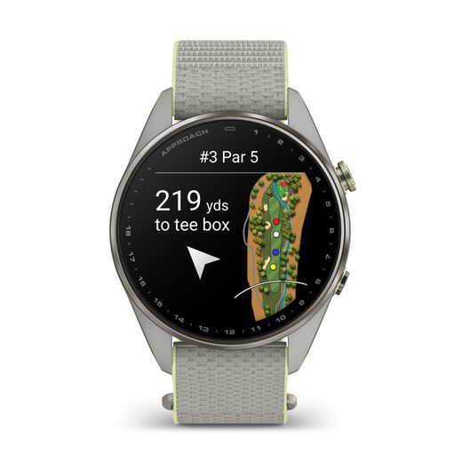 GARMIN APPROACH® S72 – 47 MM TITANOVÁ LUNETA SILVER/CITRON 010-04148-04 - APPROACH - ZNAČKY
