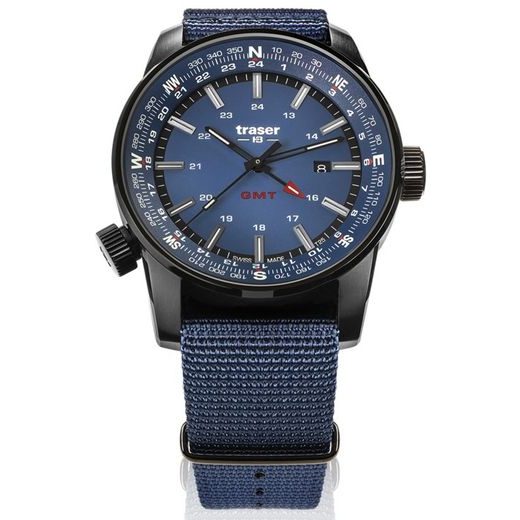 TRASER P68 PATHFINDER GMT BLUE, NATO - TACTICAL - BRANDS