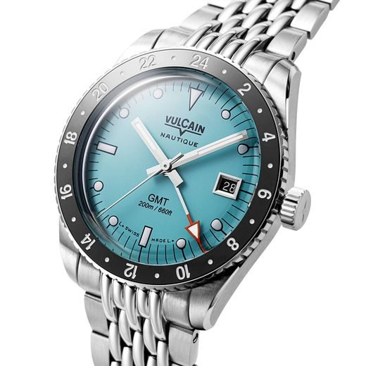 VULCAIN SKINDIVER GMT - TURQUOISE - SKINDIVER NAUTIQUE - ZNAČKY