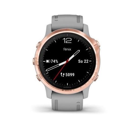 GARMIN FENIX6S PRO SAPPHIRE, ROSEGOLD/GRAY BAND (MAP/MUSIC) 010-02159-21 - GARMIN - ZNAČKY