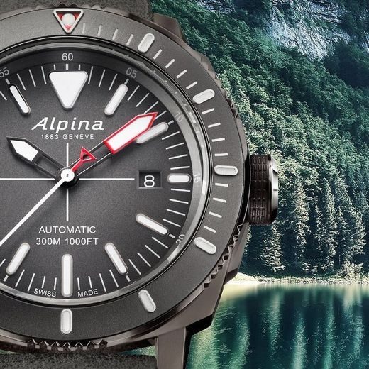 ALPINA SEASTRONG DIVER 300 AUTOMATIC AL-525LGGW4TV6 - DIVER 300 AUTOMATIC - ZNAČKY