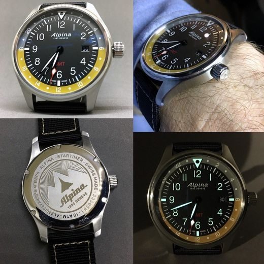 ALPINA STARTIMER PILOT QUARTZ GMT AL-247BBG4S6 - ALPINA - ZNAČKY