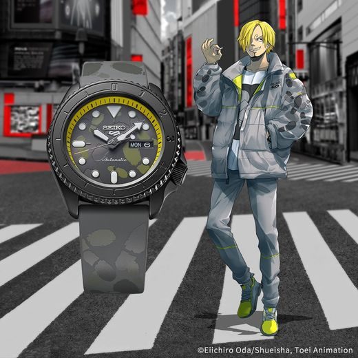 SEIKO 5 SPORTS SRPH69K1 SANJI ONE PIECE LIMITED EDITION - ONE PIECE - MĂRCI