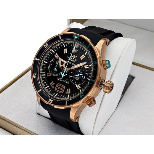 VOSTOK EUROPE ANCHAR SUBMARINE CHRONO LINE 6S21/510O585 - ANCHAR SUBMARINE - ZNAČKY