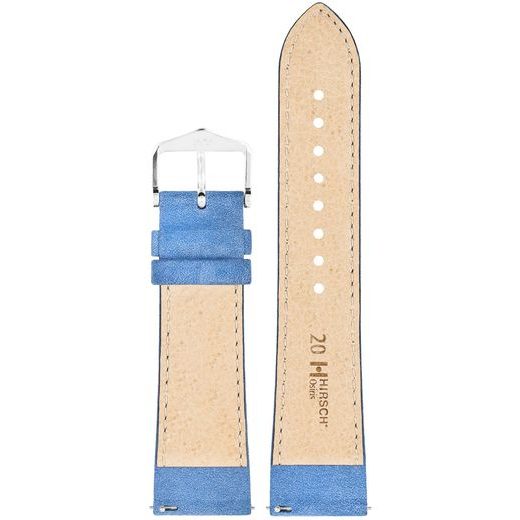 ŘEMÍNEK HIRSCH OSIRIS NUBUK - SVĚTLE MODRÝ - STRAPS - ACCESSORIES